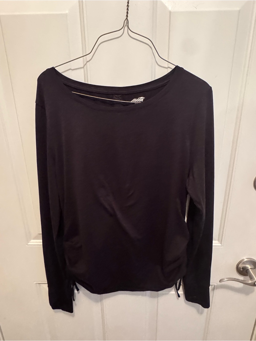 Avia Black Long-Sleeve Performance Top-10